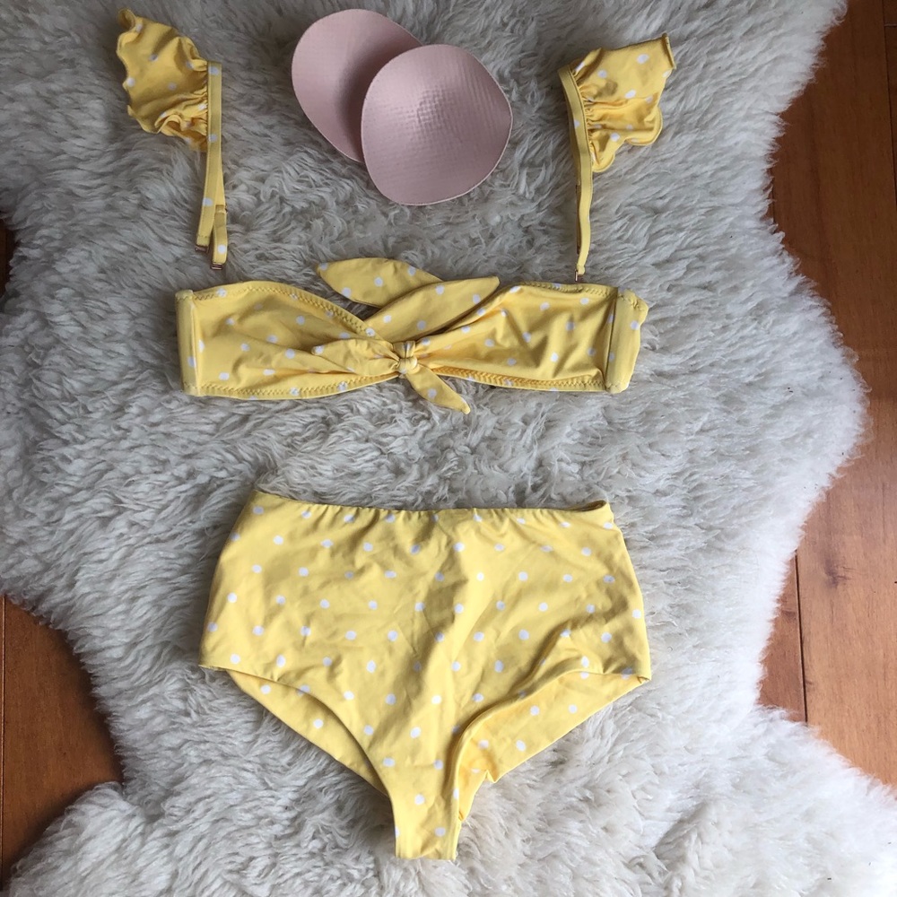 Eberjey Dotty Polka Dot Limoncello/Cloud Bikini